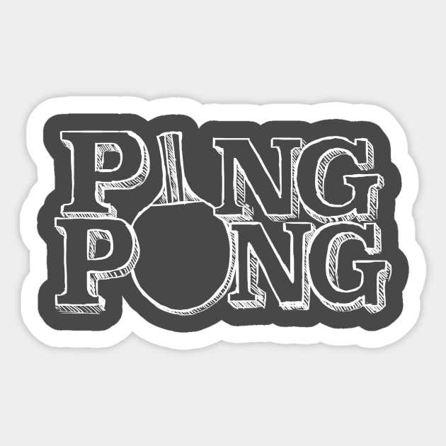 Ping Pong Sticker by beachhead